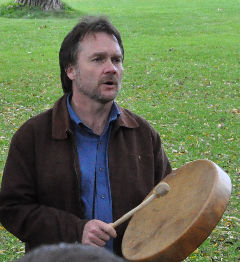 Stephen Douglas, piano, hand-drum